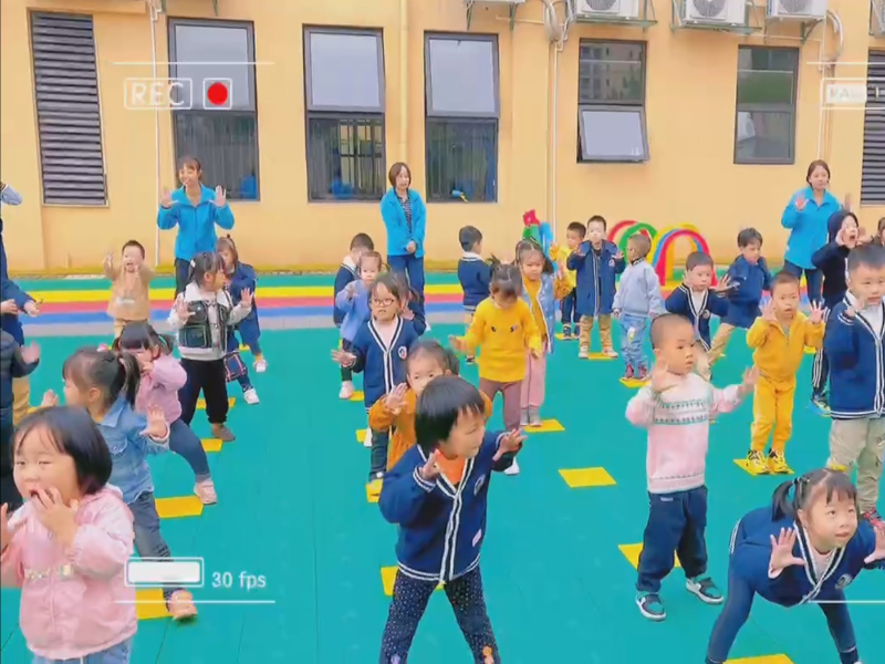 幼儿园运动操-郴州市苏仙区第三十三幼儿园师生风采2
